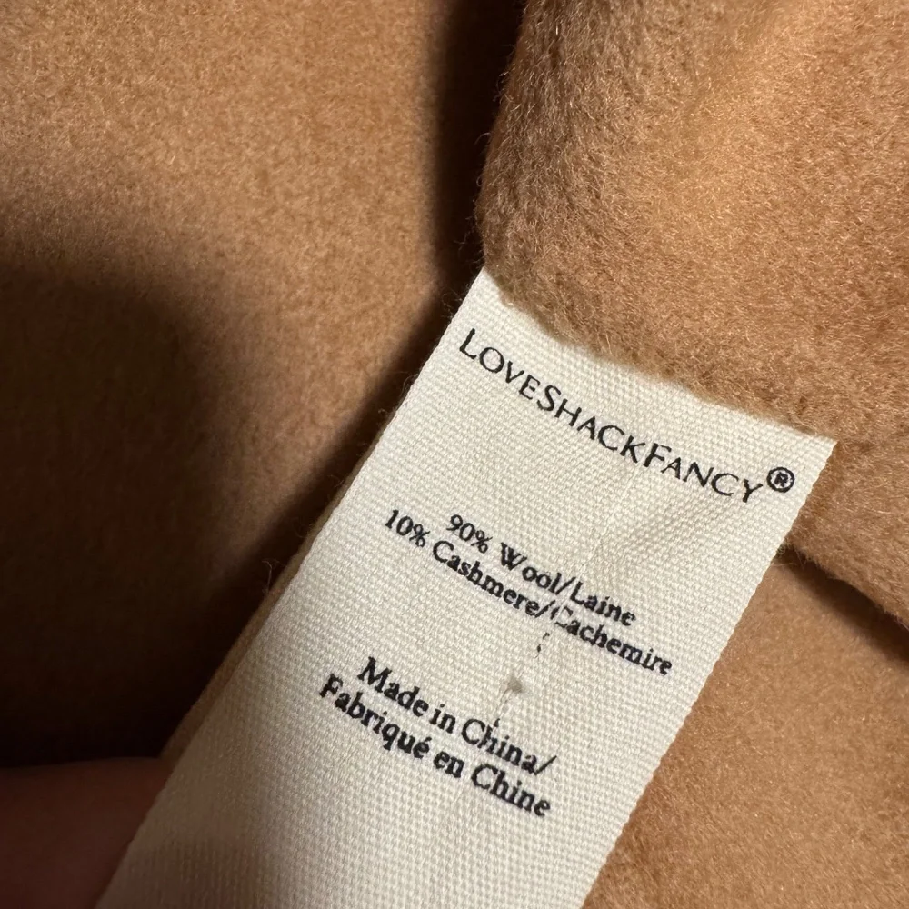 NWT Love Shack Fancy Morrow Jacket Camel 4 - Picture 13 of 14